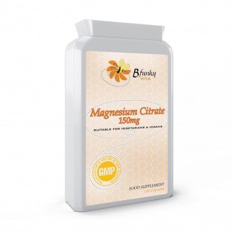 Magnesium Citrate 500mg 120 cápsulas